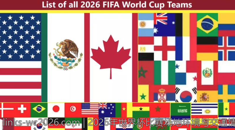 2026年世界杯比赛场地环境与交通情况